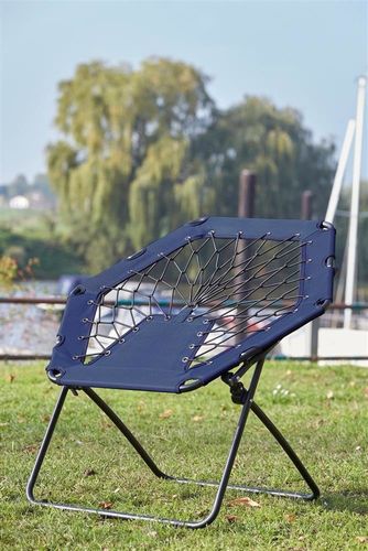 Krzesło bungee CHILL OUT, czarny, niebieski na Arena.pl