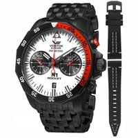 Zegarek Męski Vostok Europe 6S21-225C620B czarny bransoleta