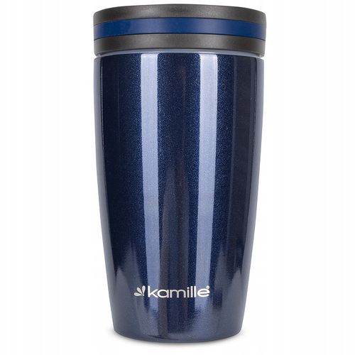 KUBEK TERMICZNY TERMOS BUTELKA BIDON NA KAWĘ HERBATĘ SZCZELNY 320ml KAMILLE na Arena.pl