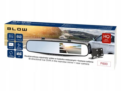 KAMERA LUSTERKO REJESTRATOR FULL HD PRZÓD TYŁ na Arena.pl