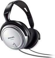 Słuchawki przewodowe Philips SHP2500/10 Nauszne Srebrno-Czarne 6m przewodu