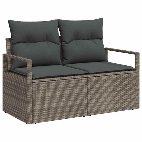 Zestaw Sof na Ogród 9 pcs Szary na Arena.pl
