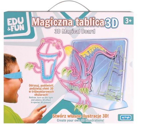 MAGICZNA TABLICA 3D EDU-FUN na Arena.pl