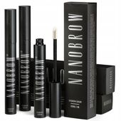 3x odżywka do brwi Nanobrow serum regenerujące brwi, odżywka na porost brwi