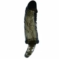 baile osłona przedłużająca z paskiem, czarna, 13,5 cm, tpr