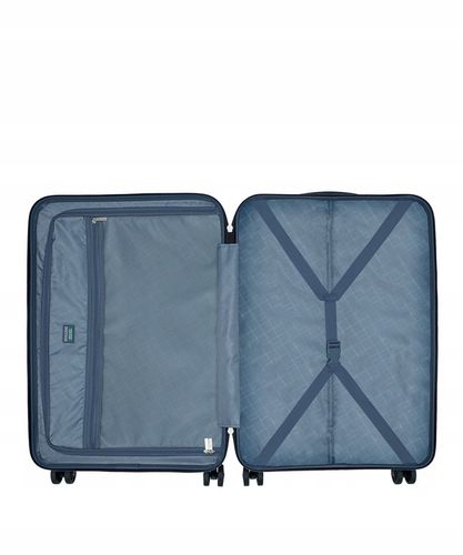 Walizka Średnia Podróżna Na Kółkach Poliwęglan PUCCINI Granatowa PC032B-7a na Arena.pl