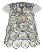 SK-72 CH/TR G9 chrom opr. strop. dekoracyjna 1x40W G9 kryszt. transparent