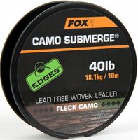 2 x PLECIONKA PRZYPONOWA FOX SUBMERGED CAMO 40lb 10m