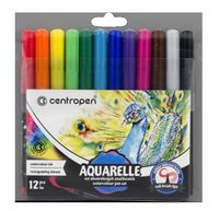 FLAMASTRY AKWARELOWE CENTROPEN 8683 12 KOL
