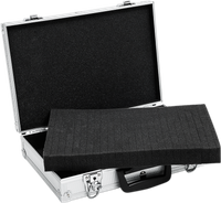 Walizka aluminiowa mała - 400x270x98 mm + wypełnienie piankowe