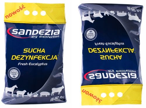 SANDEZIA wirusy bakterie sucha dezynfekcja 2x10kg na Arena.pl