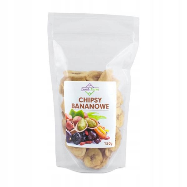 Banan Banany CHIPSY suszone Soul Farm 150 g zdjęcie 1