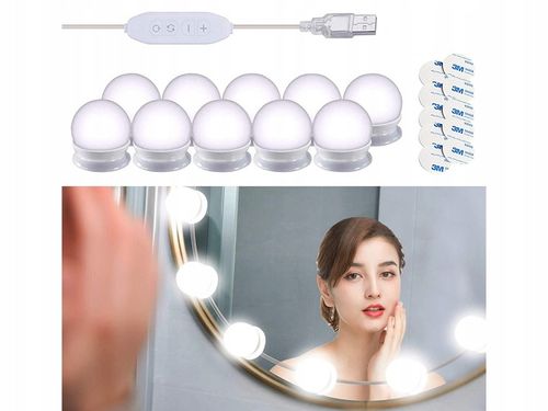 LAMPKI DO LUSTRA TOALETKI LED ZESTAW MAKIJAŻ 10SZT na Arena.pl