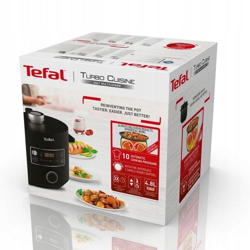 Szybkowar Tefal 5 l czarny multicooker wkłady automat na Arena.pl