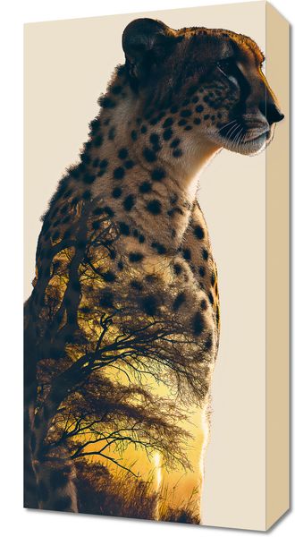 Obraz 30x60cm Gepard Duch Sawanny zdjęcie 1