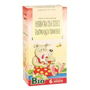 Herbatka Dla Dzieci Ułatwiająca Trawienie Bio 20X1,5 G - Apotheke