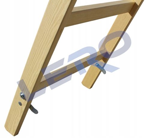 Drabina Siedlewski 3,01 m drewno 1 x 12 do 150 kg na Arena.pl
