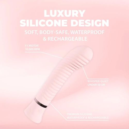 Divine - Ribbed G-Spot Vibe - Pink na Arena.pl