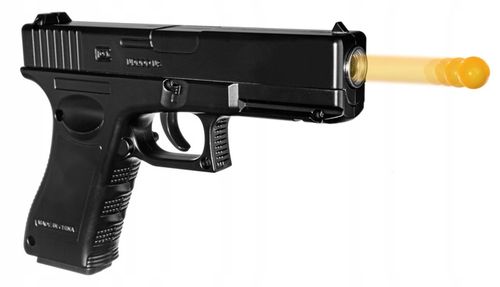 PISTOLET NA KULKI PLASTIKOWE GLOCK C7 METALOWY CZARNY GRATIS 500 KULEK na Arena.pl