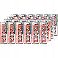 Tiger Zero brzoskwinia napój energetyzujący 250ml x 24 sztuki