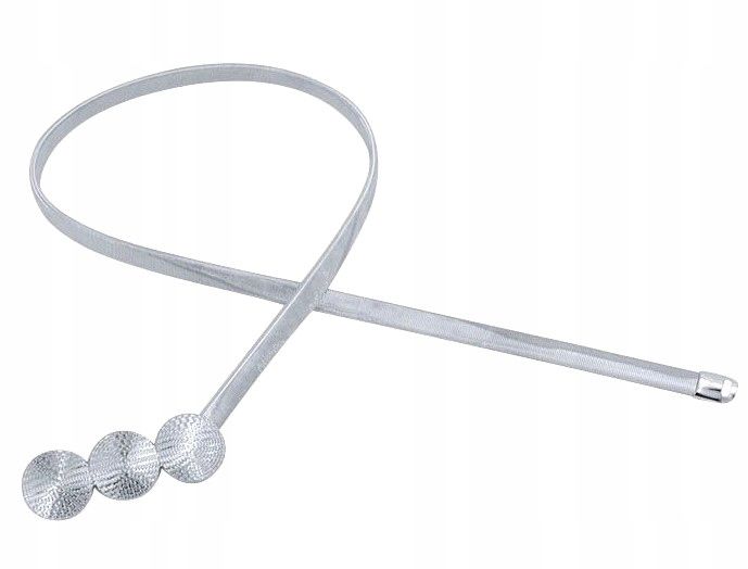 Srebrny Pasek Metalowy Sprężynka Pancerka Snake zdjęcie 6