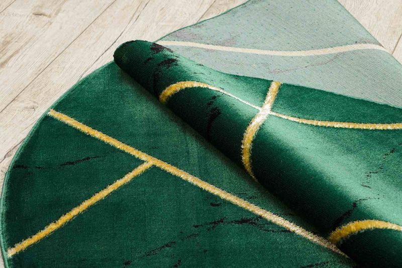 RUG/LU/ESTEMA/MARBLEGEO/BOTTLEGREEN+GOLD/R120 zdjęcie 8