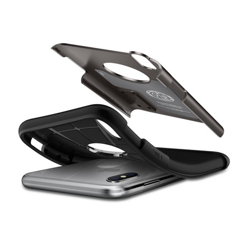 SPIGEN SLIM ARMOR Apple iPhone X - GUNMETAL na Arena.pl