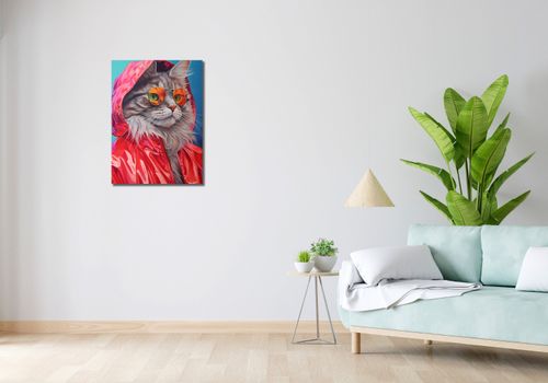 Obraz 50x70cm Kot w Stylu na Arena.pl