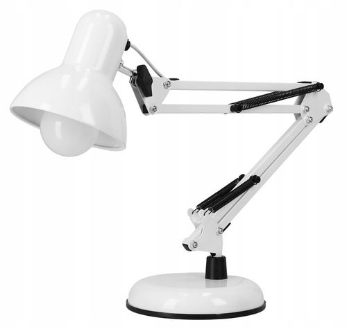 Lampka na Biurko LED Kreślarska Szkolna Regulowana E27 230V Stojąca Klips na Arena.pl