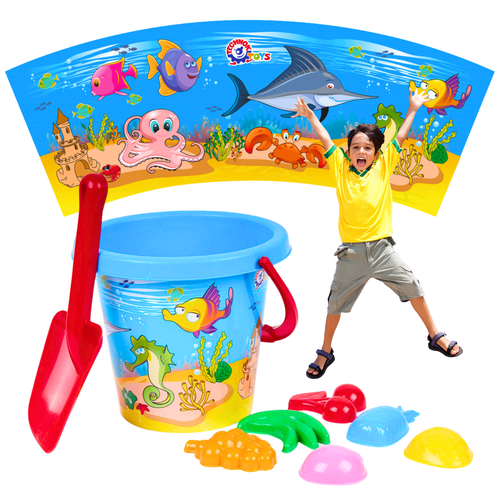 Zestaw Do Piasku Wiaderko Foremki 6 Szt Łopatka 3091 na Arena.pl