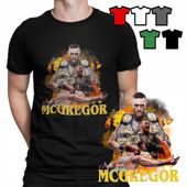 KOSZULKA T-SHIRT MĘSKI WZORY - Conor Mcgregor BOKS MMA WALKI KLATKA - M
