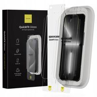 SZKŁO HARTOWANE DO IPHONE 13/13 PRO/14 Z APLIKATOREM QUICKFIT 2 SZTUKI