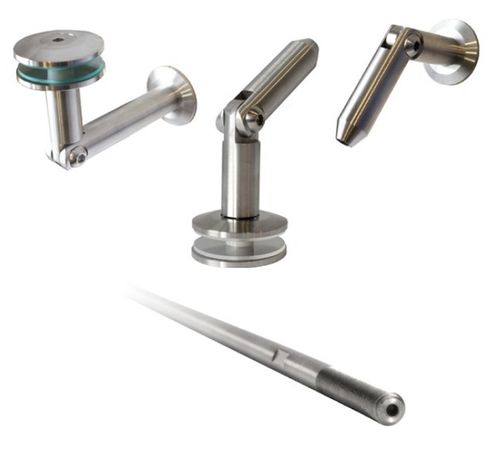 daszek szklany QUBA 150x150 brąz/grafit na Arena.pl