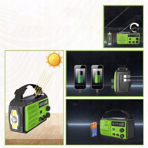 RADIO POD NAMIOT SOLAR POWERBANK 8000 mAh 72 godz na Arena.pl