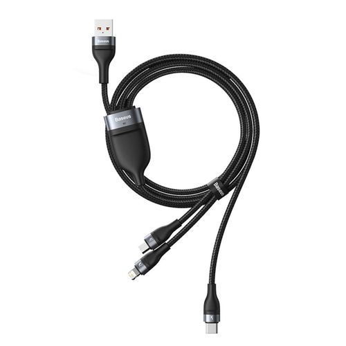 Kabel USB 3w1 Baseus iPhone Micro USB C 5A na Arena.pl