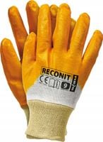 Rękawice robocze / Pomarańczowe / Rozmiar: 9 - L / RECONIT-Y9 - 10 szt.