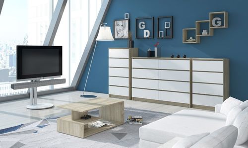 Półka ścienna K 25x25 cm komplet 3 szt. dąb sonoma na Arena.pl