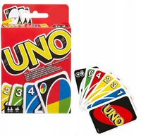 MATTEL GRA TOWARZYSKA KARCIANA RODZINNA TOWARZYSKA 2-10 GRACZY UNO 7+