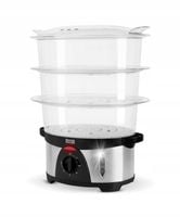 Parowar niktrade 85677 9,6 l srebrny/szary 750 W