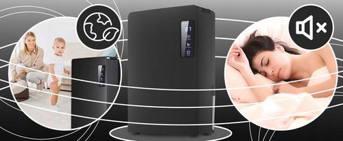 OSUSZACZ POWIETRZA POCHŁANIACZ WILGOCI 2200ml TIMER LCD LED CICHY na Arena.pl