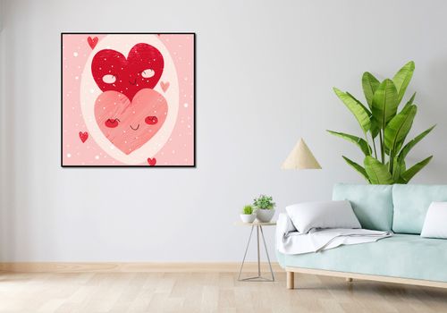 Plakat 100x100cm Ciepło Serca na Arena.pl