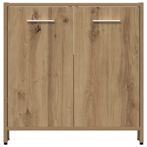 4-częściowy zestaw mebli łazienkowych, dąb artisan na Arena.pl