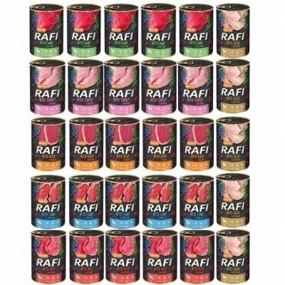 DOLINA NOTECI Rafi dla psa mix smaków 30x800g na Arena.pl