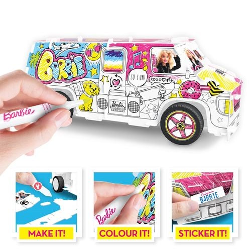 Barbie MakerKitz pomaluj kampera BTBA-M01Y /6 na Arena.pl