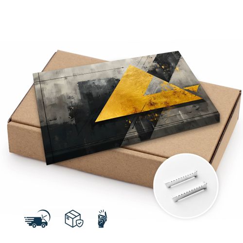 Obraz Na Płótnie Do Sypialni Abstrakcja Kształty Geometryczne 40cm x 30cm na Arena.pl