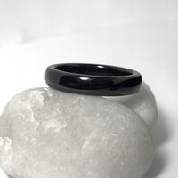 PIERŚCIONEK CZARNA CERAMICZNA OBRĄCZKA