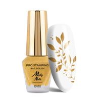 Lakier do stempli i stampingu MollyNails PRO Stamping złoty gold 10ml