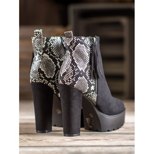 Botki Na Platformie Snake Print r.35 na Arena.pl