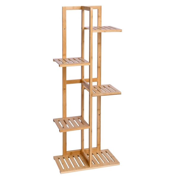 Kwietnik bambusowy Gutren 6 półek zdjęcie 5