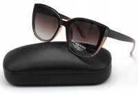 Okulary przeciwsłoneczne damskie z polaryzacją filtr UV400 Polarzone etui